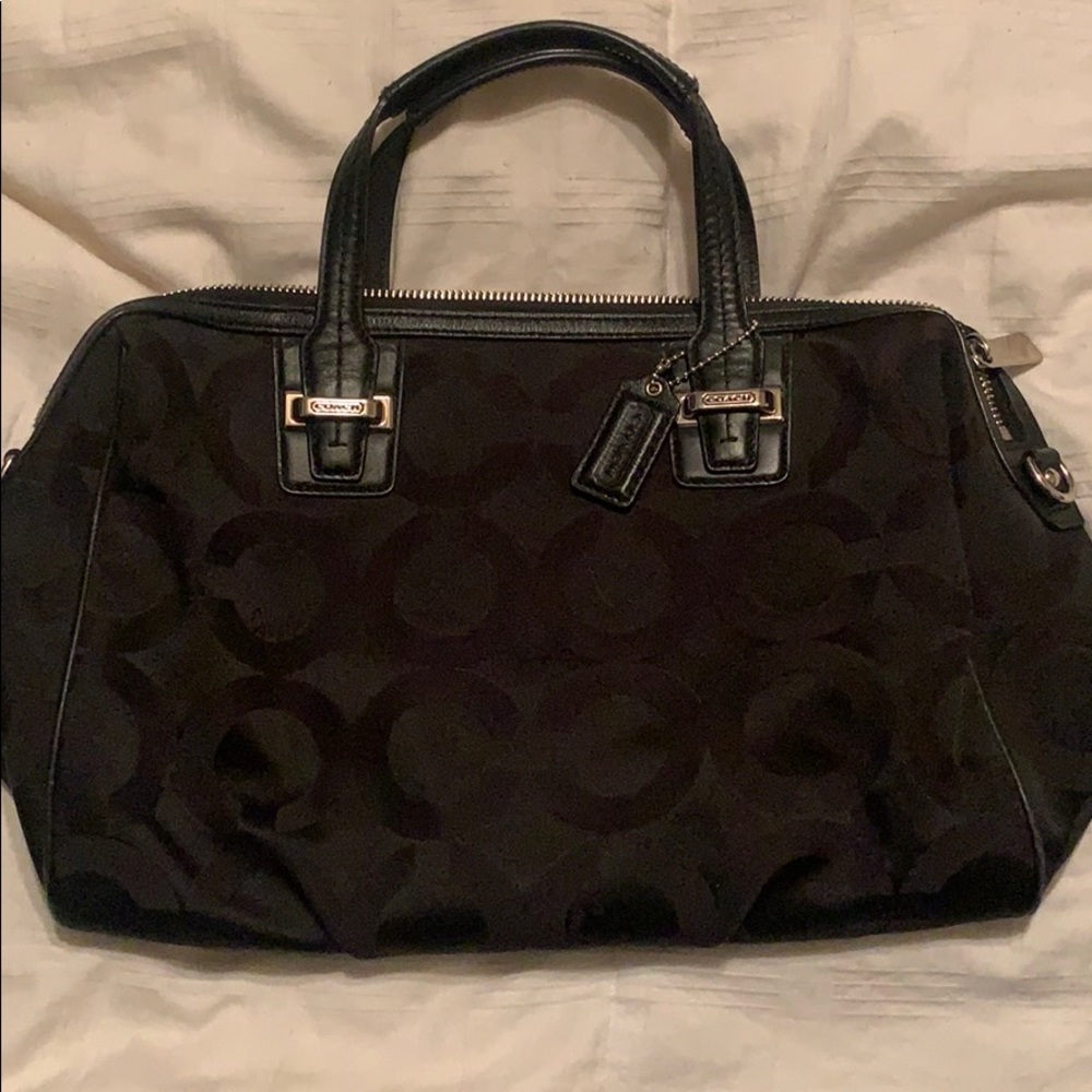 Coach small black purse